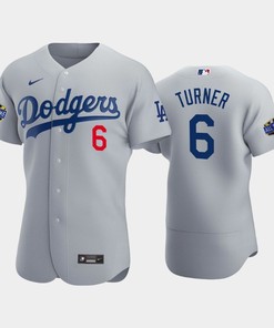 Los Angeles Dodgers Trea Turner 6 Alternate Gray 2022-23 All-Star Game Jersey - Robokeg