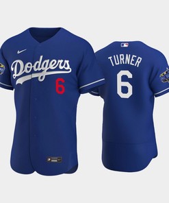 Los Angeles Dodgers Trea Turner 6 Alternate Royal 2022-23 All-Star Game Jersey - Robokeg