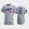 Los Angeles Dodgers Trea Turner 6 Road Gray 2022-23 All-Star Game Jersey - Robokeg