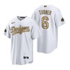 Los Angeles Dodgers Trea Turner White 2022-23 All-Star Game Jersey - Robokeg