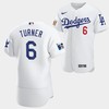 Los Angeles Dodgers Trea Turner White Jersey 6 Jackie Robinson 75th Anniversary 2022-23 Uniform - Robokeg