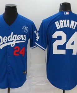 Los Angeles Dodgers Tribute Kobe Bryant #24 2020 Mlb Navy Blue Jersey - Robokeg