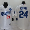 Los Angeles Dodgers Tribute Kobe Bryant #24 2020 Mlb White Jersey - Robokeg