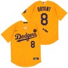 Los Angeles Dodgers Tribute Kobe Bryant #8 2020 Mlb Yellow Jersey - Robokeg