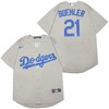 Los Angeles Dodgers Walker Buehler #21 2020 Mlb Light Grey Jersey - Robokeg