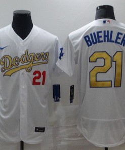 Los Angeles Dodgers Walker Buehler #21 2020 Mlb White Jersey - Robokeg