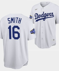 Los Angeles Dodgers Will Smith White Jersey 16 2022-23 All-Star Uniform - Robokeg