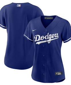 Los Angeles Dodgers Womens Alternate Replica Team Jersey Royal Mlb - Robokeg