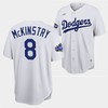 Los Angeles Dodgers Zach McKinstry White Jersey 8 2022-23 All-Star Uniform - Robokeg