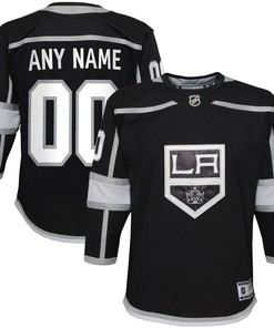 Los Angeles Kings 2020/21 Home Premier Custom Jersey - Black Custom Jerseys Nhl - Robokeg