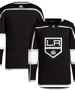 Los Angeles Kings Adidas Home Primegreen Authentic Pro Blank Jersey - Black Nhl - Robokeg