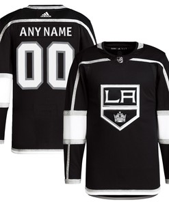 Los Angeles Kings Adidas Home Primegreen Authentic Pro Custom Jersey - Black Custom Jerseys Nhl - Robokeg
