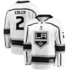 Los Angeles Kings Alexander Edler 2 Away 2022 Stanley Cup Playoffs Breakaway Men Jersey - White - Robokeg
