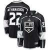 Los Angeles Kings Andreas Athanasiou 22 Home 2022 Stanley Cup Playoffs Breakaway Men Jersey - Black - Robokeg