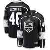 Los Angeles Kings Blake Lizotte 46 Home 2022 Stanley Cup Playoffs Breakaway Men Jersey - Black - Robokeg