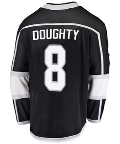 Los Angeles Kings Drew Doughty 8 Home 2022 Stanley Cup Playoffs Breakaway Men Jersey - Black - Robokeg
