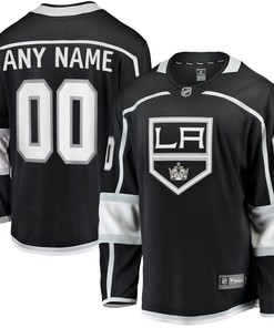 Los Angeles Kings Fanatics Branded 2020/21 Home Breakaway Custom Jersey - Black Custom Jerseys Nhl - Robokeg