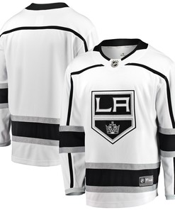 Los Angeles Kings Fanatics Branded Breakaway Away Jersey White Nhl - Robokeg