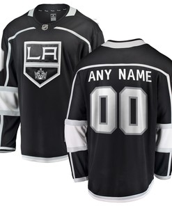Los Angeles Kings Fanatics Branded Home Breakaway Custom Jersey - Black Custom Jerseys Nhl - Robokeg