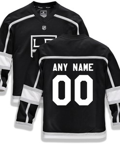 Los Angeles Kings Fanatics Branded Home Replica Custom Jersey - Black Custom Jerseys Nhl - Robokeg