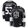 Los Angeles Kings Jordan Spence 53 Home 2022 Stanley Cup Playoffs Breakaway Men Jersey - Black - Robokeg
