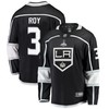 Los Angeles Kings Matt Roy 3 Home 2022 Stanley Cup Playoffs Breakaway Men Jersey - Black - Robokeg