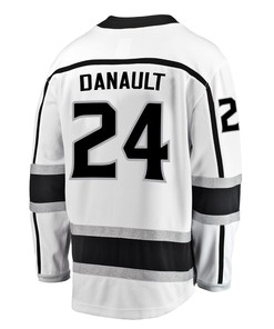 Los Angeles Kings Phillip Danault 24 Away 2022 Stanley Cup Playoffs Breakaway Men Jersey - White - Robokeg