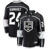 Los Angeles Kings Phillip Danault 24 Home 2022 Stanley Cup Playoffs Breakaway Men Jersey - Black - Robokeg