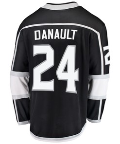 Los Angeles Kings Phillip Danault 24 Home 2022 Stanley Cup Playoffs Breakaway Men Jersey - Black - Robokeg