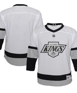 Los Angeles Kings Preschool 2021/22 Alternate Replica Jersey - White Nhl - Robokeg