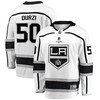 Los Angeles Kings Sean Durzi 50 Away 2022 Stanley Cup Playoffs Breakaway Men Jersey - White - Robokeg