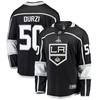 Los Angeles Kings Sean Durzi 50 Home 2022 Stanley Cup Playoffs Breakaway Men Jersey - Black - Robokeg