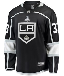 Los Angeles Kings Viktor Arvidsson 33 Home 2022 Stanley Cup Playoffs Breakaway Men Jersey - Black - Robokeg