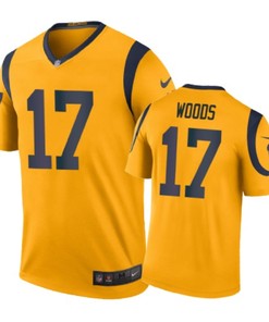 Los Angeles Rams #17 Robert Woods Nike Color Rush Gold Jersey - Robokeg