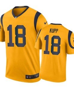 Los Angeles Rams #18 Cooper Kupp Nike Color Rush Gold Jersey - Robokeg