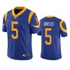 Los Angeles Rams #5 Blake Bortles Royal Vapor Untouchable Limited Jersey - Mens - Robokeg