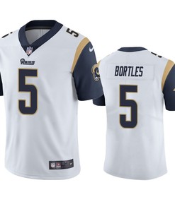Los Angeles Rams #5 Blake Bortles White Vapor Untouchable Limited Jersey - Mens - Robokeg