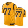 Los Angeles Rams #77 Andrew Whitworth Nike Color Rush Gold Jersey - Robokeg