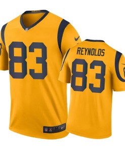 Los Angeles Rams #83 Josh Reynolds Nike Color Rush Gold Jersey - Robokeg