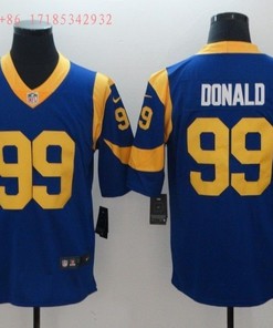 Los Angeles Rams Aaron Donald #99 2020 Nfl Blue Jersey Jersey - Robokeg