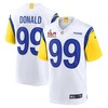 Los Angeles Rams Aaron Donald 99 2022 Nfl Superbowl Lvi Match Royal White Jersey Gift For Rams Fans - Robokeg