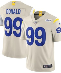 Los Angeles Rams Aaron Donald #99 Nfl 2020 Beige Jersey - Robokeg
