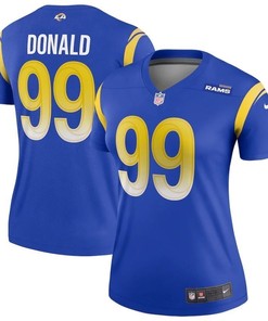 Los Angeles Rams Aaron Donald #99 Nfl 2020 Cobalt Womens Jersey - Robokeg
