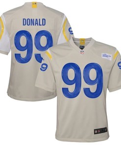 Los Angeles Rams Aaron Donald #99 Nfl 2020 Gold Womens Jersey - Robokeg