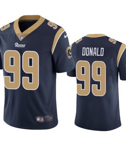 Los Angeles Rams Aaron Donald Navy Vapor Untouchable Limited Jersey - Robokeg