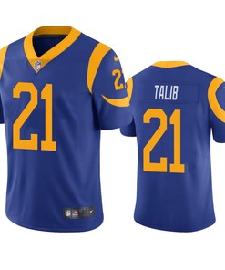 Los Angeles Rams Aqib Talib Royal Vapor Untouchable Limited Jersey - Robokeg