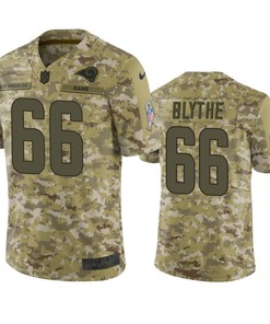 Los Angeles Rams Austin Blythe Jersey Nfl Camo Salute To Service - Robokeg