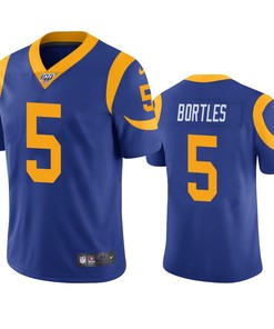 Los Angeles Rams Blake Bortles Royal 100th Season Vapor Limited Jersey - Robokeg
