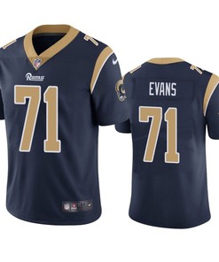 Los Angeles Rams Bobby Evans 2019 Nfl Draft Navy Vapor Limited Jersey - Robokeg