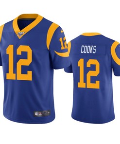 Los Angeles Rams Brandin Cooks Royal 100th Season Vapor Limited Jersey - Robokeg